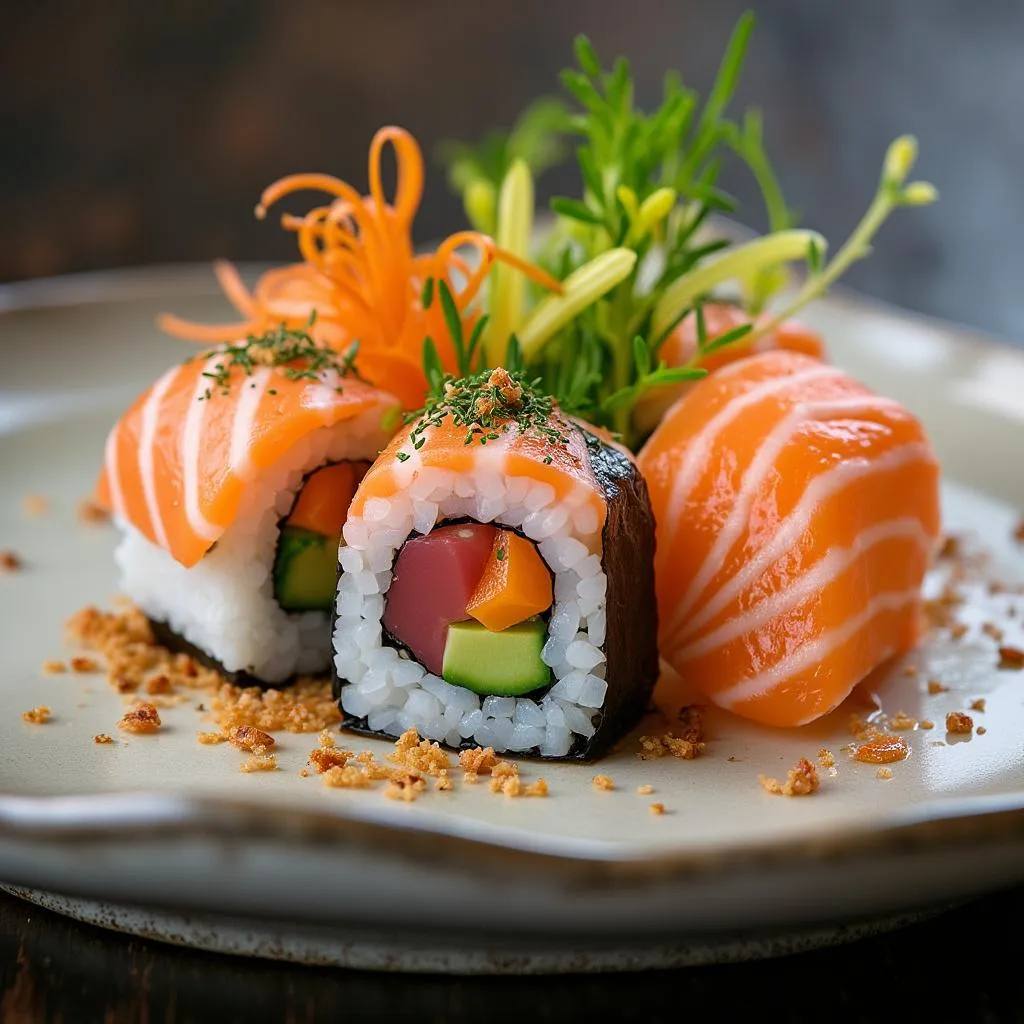 Plato premium de sushi