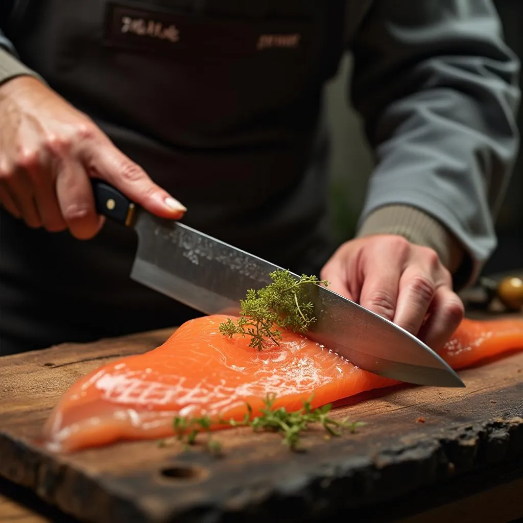 Técnicas tradicionales de sushi